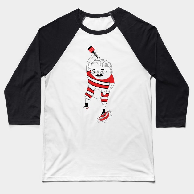 Saylor Baseball T-Shirt by eclistrations